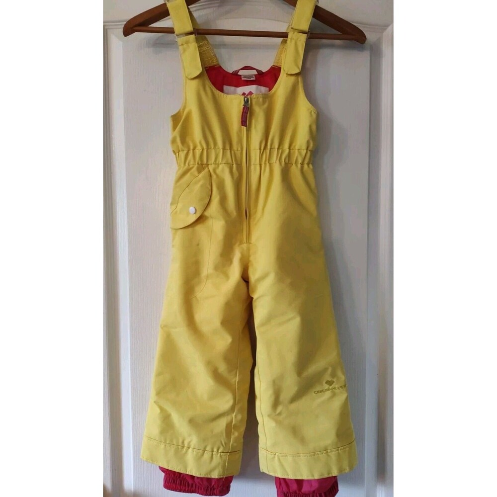 Obermeyer Snoverall Bib Snow Pants Girls Size 4 - Room To Grow - Small Stains